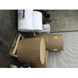 Paper Rolls, lot of four (4) Georgia Pacific Spectrum Offset SM R, WH, 60#, complete paper rolls