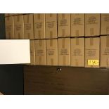 Corrugated Plastic Sheets, lot of ten (10) cases of 24'' x 18'' Creoplast regular white sheets, 50