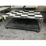 Steel Cart, 72'' x 40'', on casters