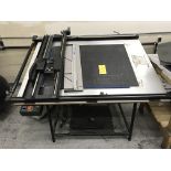 Computerized Mat Cutting Table, 60'' x 47'', with Parker Belt Driven Actuator and Elipse Mat