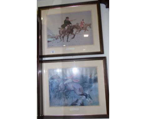 A Good Pair of Coloured Prints after Lionel Edwards, 'Hunting Types'. 54cm x 62 F&G.
