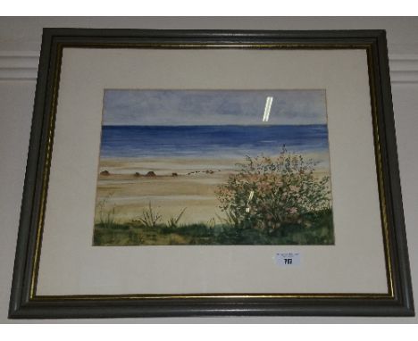 A 20th Century Watercolour of a Seascape.