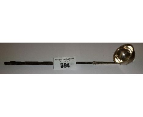 A George IV Small Toddy Ladle;  with a bone handle.
