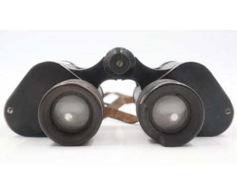 Carl Zeiss pair of WWII period field glasses. UK P&amp;P Group 1 (£16+VAT for the first lot and £2+VAT for subsequent lots) 