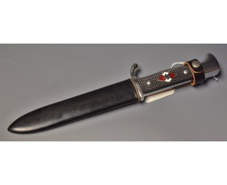 Weapons/Militaria - a Nazi-style 'Hitler Youth dagger and scabbard 