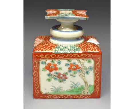 A 19th century Chinese tea caddy