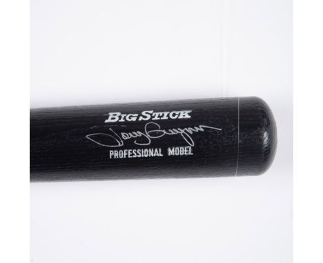 Black Rawlings Adirondack Big Stick Bat, personally signed by Hall of Famer Tony Gwynn. This item comes in a plastic protecti