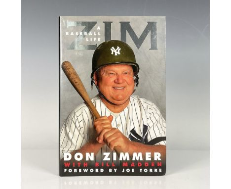 Hardcover book with original dustcover and 286 pages. Autographed by Don Zimmer, who was an American MLB infielder, coach, an