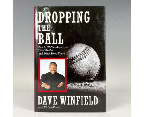 Dropping the Ball: Baseball's Troubles and How We Can and Must Solve Them, hardcover book with original dustjacket and 211 pa