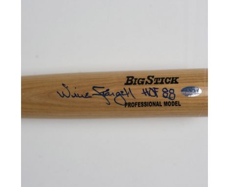 Rawlings Professional Model Adirondack Big Stick bat autographed by MLB Pittsburgh Pirates player, Willie Stargell, who was i