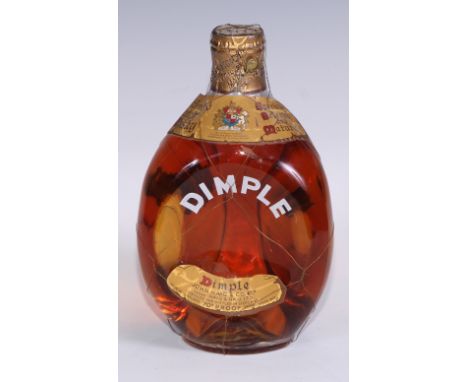 Dimple Old Scotch Whisky, by John Haig &amp; Co. Ltd., [c. 1960], 70°, labels good, level at base of neck/top of shoulder, se
