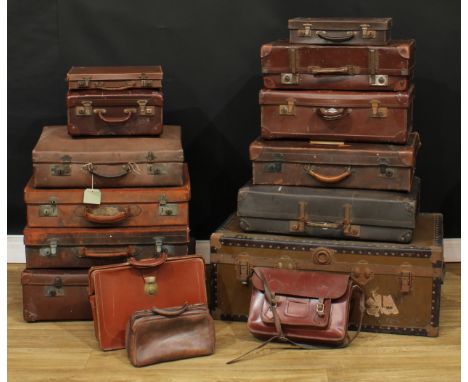 Vintage Luggage - various (15) 