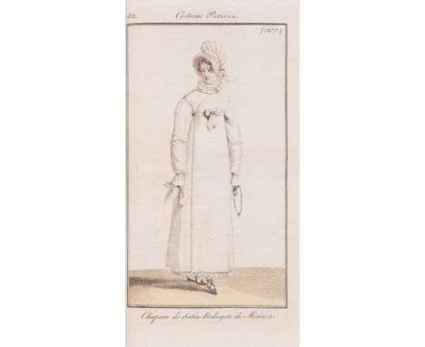 Fashion.- Journal des Dames et des Modes, 3 vol. only, a broken run, text in French, 158 engraved plates (lightly toned), mos