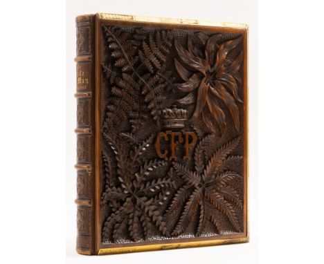 Binding.- Pigot (Richard) The Life of Man,&nbsp;half-title, frontispiece and illustrations by John Leighton, occasional light