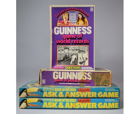 A Collection of Four Vintage Guinness Board Games 