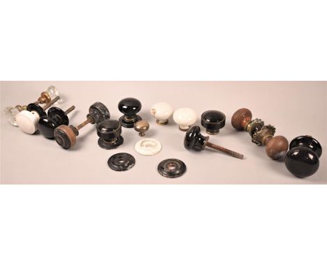 A Collection of Various Vintage Door Knobs 