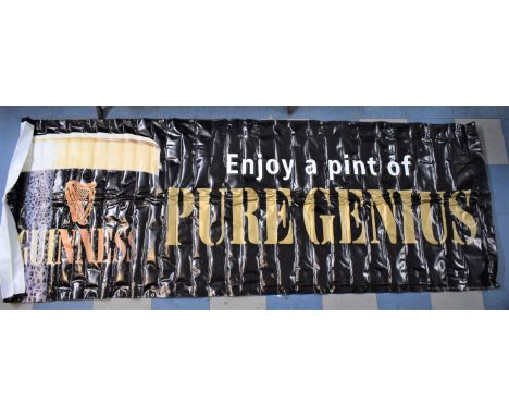 A Collection of Various Guinness and Harp Advertising Banners 