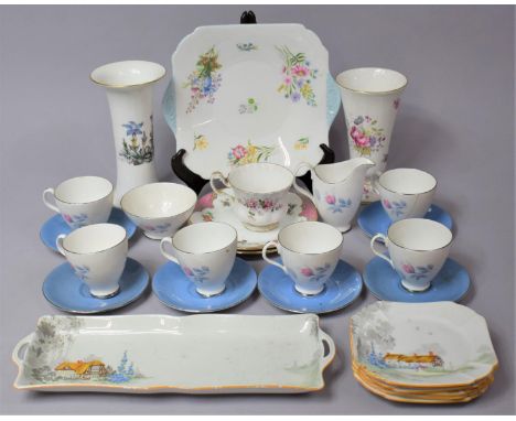 A Collection of Various Ceramics to Include Royal Albert Sorrento Pattern Coffee Set to Comprise Twelve Cups, Milk Jug, Sugar