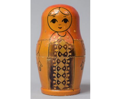 A Vintage Russian Doll, 14cm High 