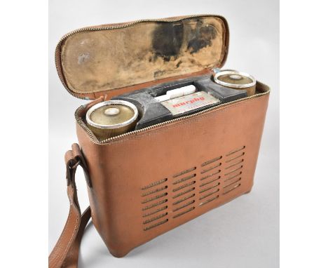 A Vintage Leather Cased Murphy All Transistor Radio 