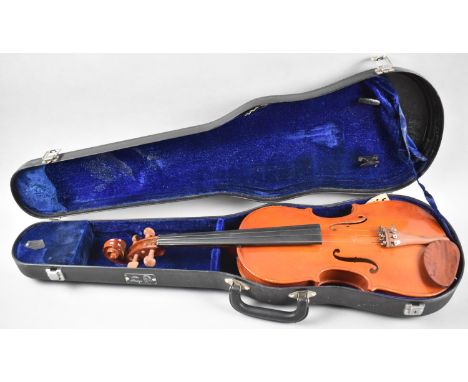 A Chinese Stentor Student Violin in case, No Bow 