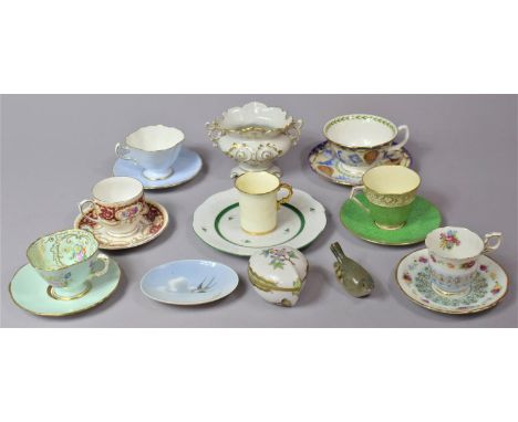 A Collection of Various English and Continental Ceramics to Comprise Various Hammersley Cups and Saucers, Royal Grafton Teacu