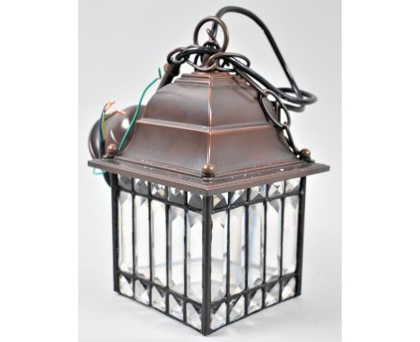 A New and Unused Ceiling Hanging Lantern, 25cm high 