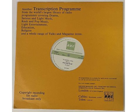 DEACON BLUE - IN CONCERT 464 (BBC TRANSCRIPTION SERVICE - CN 5375/S). Lovely condition scarce original 1989 BBC Transcription