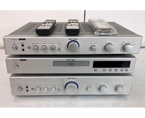 A set of Rotel Hifi equipment to include an RA-05 SE Special Edition Integrated Amplifier, a RCD-06 SE Special Edition CD Pla