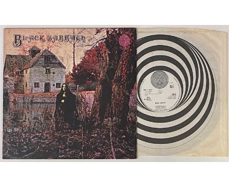 BLACK SABBATH - BLACK SABBATH LP (1ST UK PRESSING - VERTIGO VO 6). An absolutely fantastic condition true first pressing of t