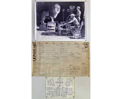 An excellent piece of Kate Bush memorabilia, this being the original overview / production document for the Kate Bush Lionhea