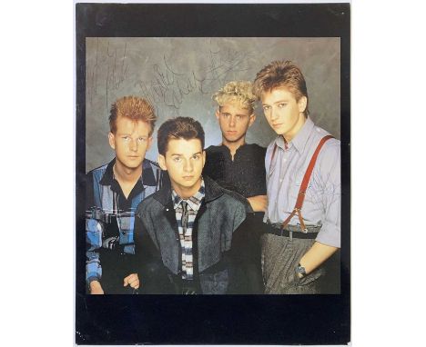 A promotional image printed by Walker Print and issued by the 'Depeche Mode Official Information Service' , approx 8 x 10" si