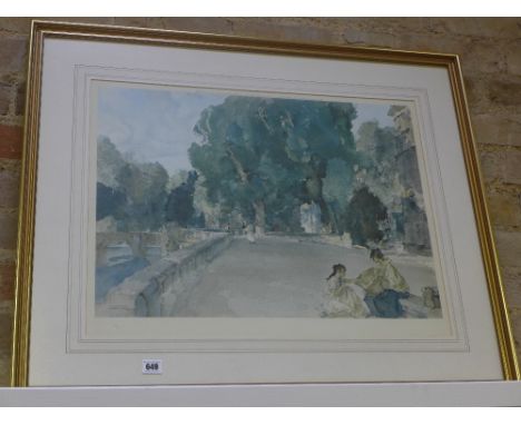 A Limited Edition Russell Flint print 496/650 - Alexander Gallery Publications 1975 