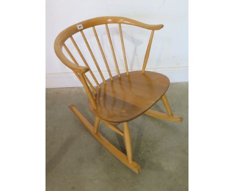 An Ercol small rocking chair