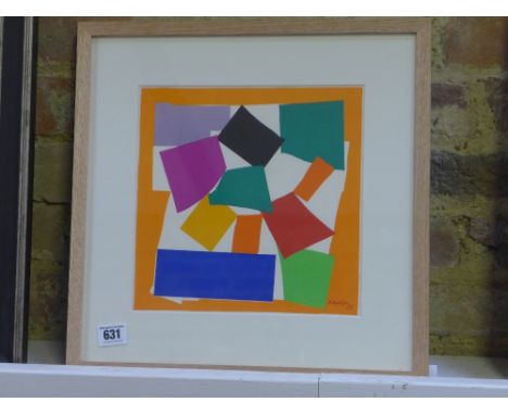 Henri Matisse Original Lithograph 1954 - RRP £950  L'Escargot - the last works of Matisse printed by Mourlot 
