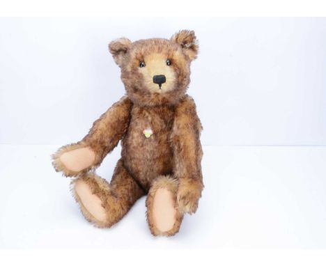 A Steiff limited edition Teddy Peace Replica 1925, 1307 of 1500, brown tipped, blonde mohair, with certificate —25 ½in. (65cm