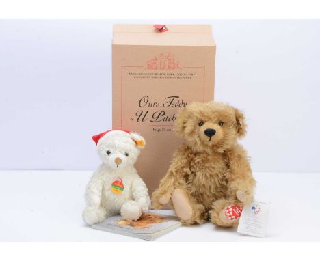 A Steiff limited edition Our Teddy 'U. Pitchoun' teddy bear, made exclusively for the Monaco  Aide et Presence charity, to ma