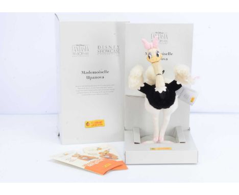 A Steiff limited edition Disney Show Case Fantasia 60th Anniversary Mademoiselle Upanova ostrich,  1320 of 2000, in original 