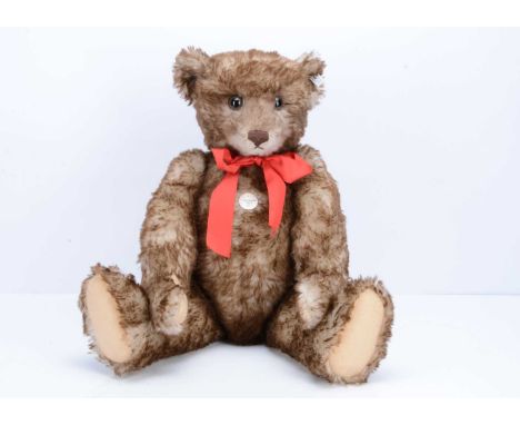 A Steiff limited edition replica 'Happy' 1926 teddy bear, 3087 of 5000, with certificate —26in. (66cm.) high (very slight wea