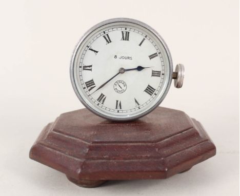 A Jaeger 8 day Paris car dashboard clock
