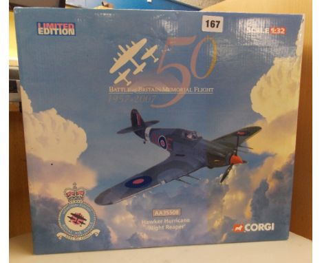 CORGI 1.32 SCALE LIMITED EDITION BATTLE OF BRITAIN MEMORIAL FLIGHT MODEL