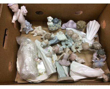 Assorted Lladro, Nao figures etc.