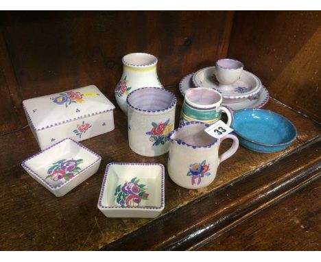 Collection of Poole pottery