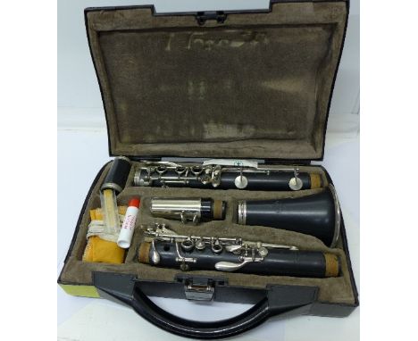 A Buffet-Crampon and Co. clarinet, cased
