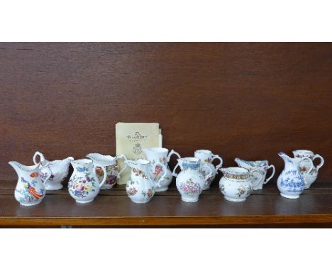 Twelve Royal Worcester Historic Jugs with certificates