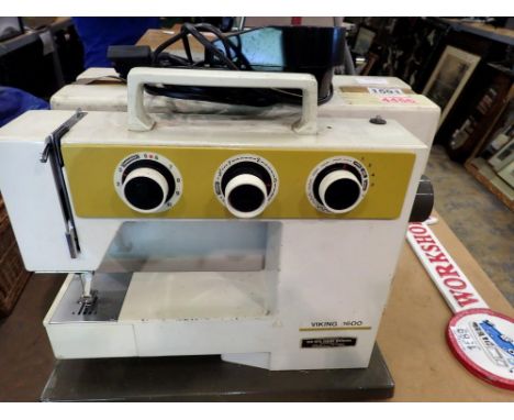 Viking 1600 electric sewing machine. All electrical items in this lot have been PAT tested for safety and have passed. This d