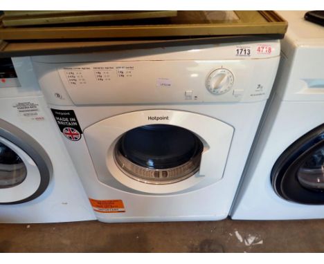 Hptpoint TVM570 Aquarius tumble dryer. All electrical items in this lot have been PAT tested for safety and have passed. This
