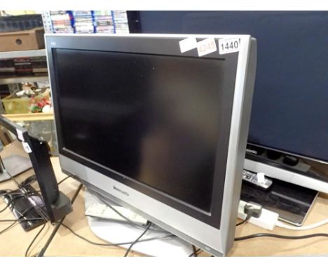 Panasonic 26" LCD TV #TX-26LXD60, with remote, tested and working. All electrical items in this lot have been PAT tested for 