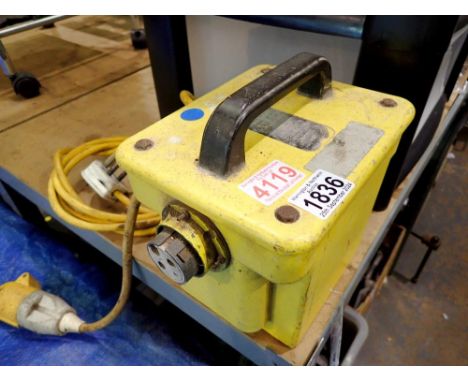 GEC transformer, with multiple sockets, 110v. All electrical items in this lot have been PAT tested for safety and have passe