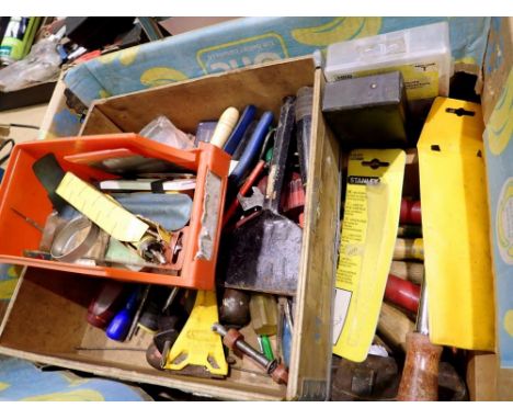 Mixed tools, including chisels and stilsons. Not available for in-house P&amp;P